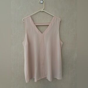 Maurices Pink Tank Top with V-Neck